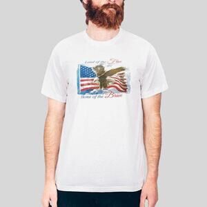 Disabled Veterans White Short Sleeve Graphic T-Shirt Men's Size Large